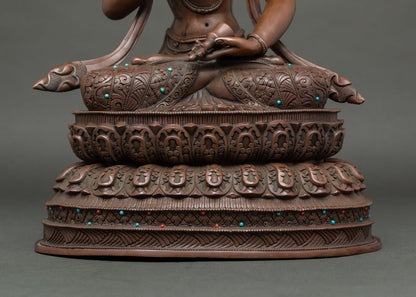 Authentic Vajrasattva Statue | Copper Buddhist Sculpture
