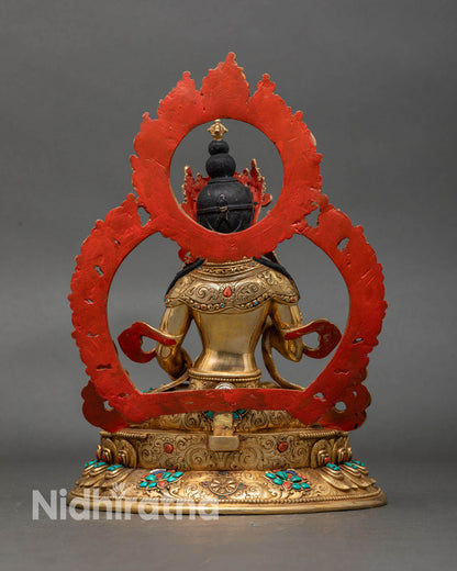 Vajrasattva Statue – Traditional Nepalese Spiritual Decor