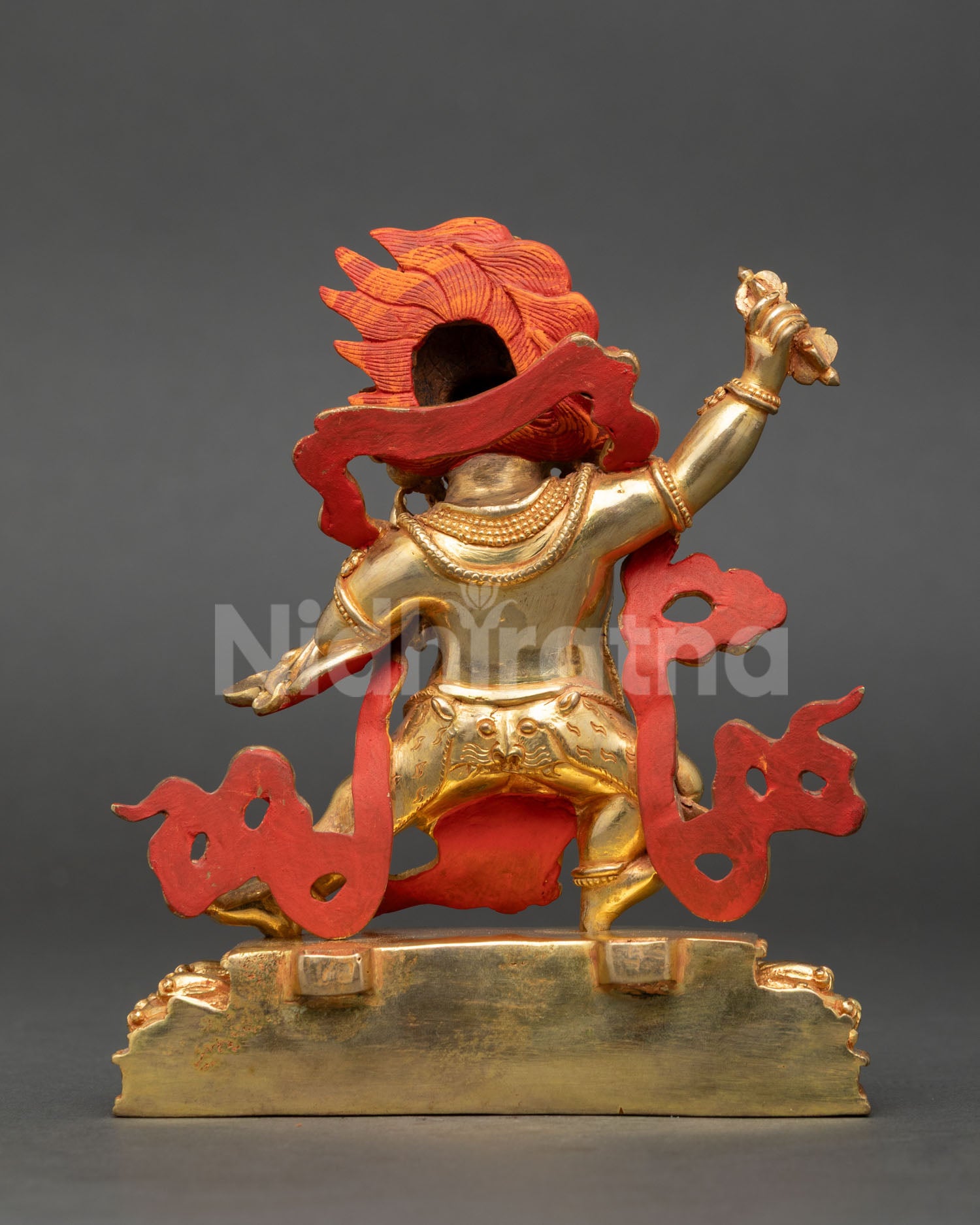 Guardian Deity Vajrapani Statue | Buddhist Sculpture for Altar