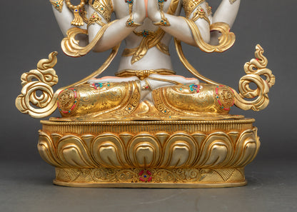 Beautiful Avalokiteshvara Statue | Tibetan Buddhist Spiritual Gift