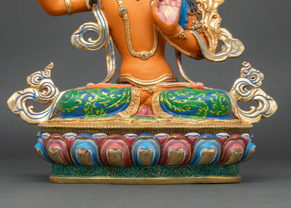 Enlightened Manjushri Statue | Enhance Wisdom and Clarity