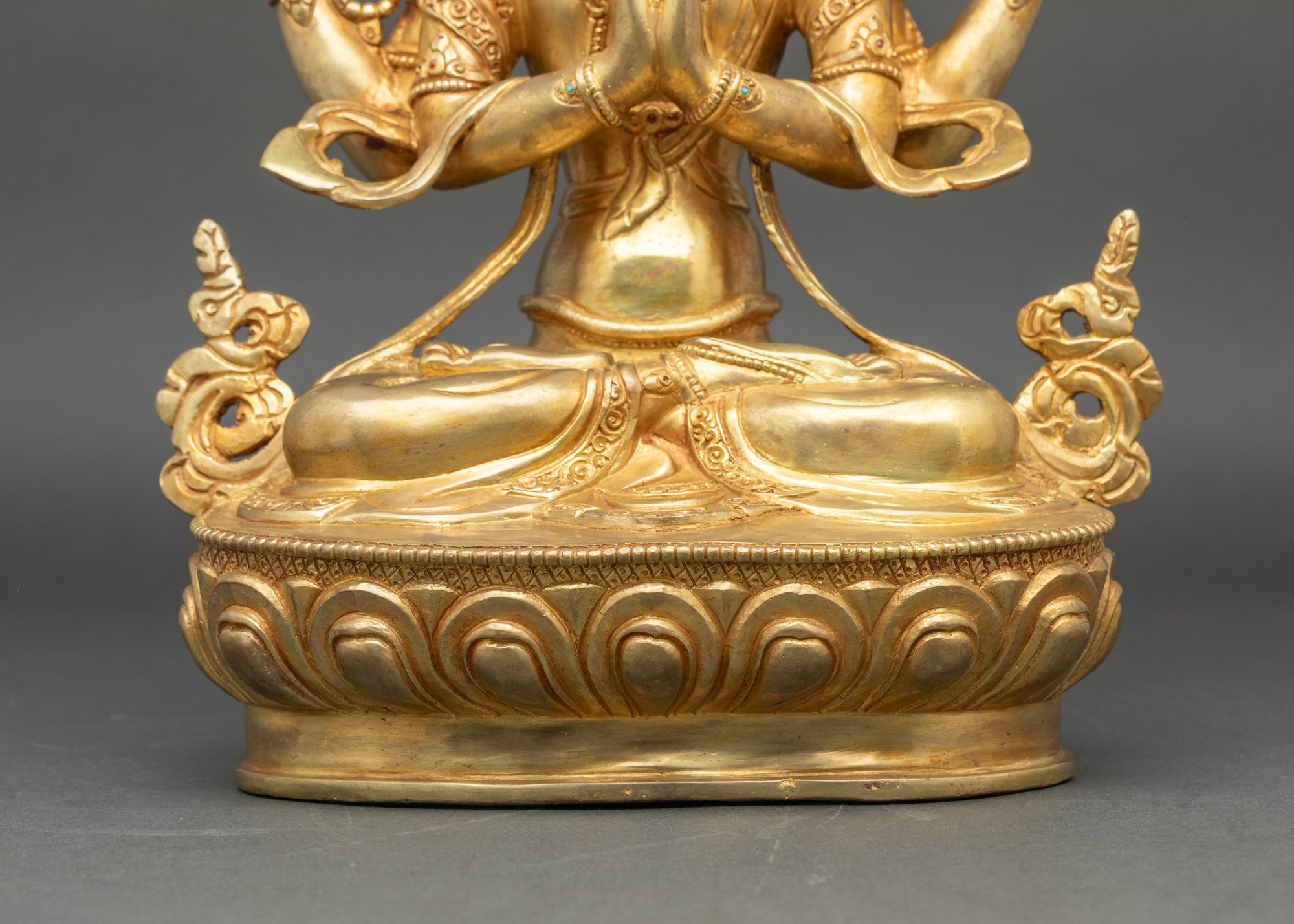 Chenrezig Statue for Meditation | Four-armed Avalokiteshvara Figurine