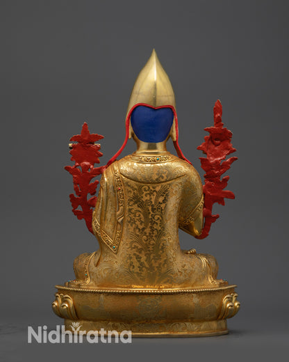 Je Tsongkhapa and His Disciples Statue Set | Buddhist Lama Statues