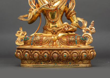 Purification Deity Vajrasattva Statue | Handcrafted Nepalese Artwork