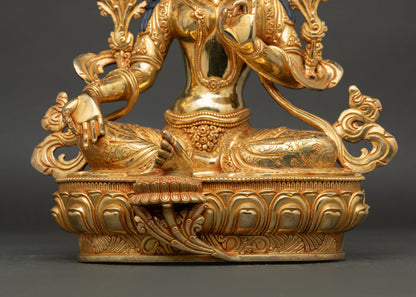 Green Tara Statue | Handcrafted Buddhist Spiritual Art