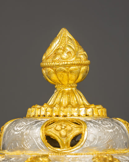 Tibetan Sangbour – Copper Incense Burner for Buddhist Rituals