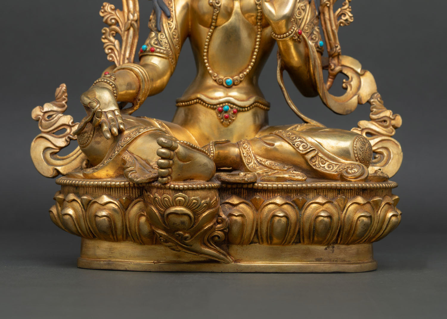 Green Tara Statue for Healing Energy | Buddhist Compassion Deity