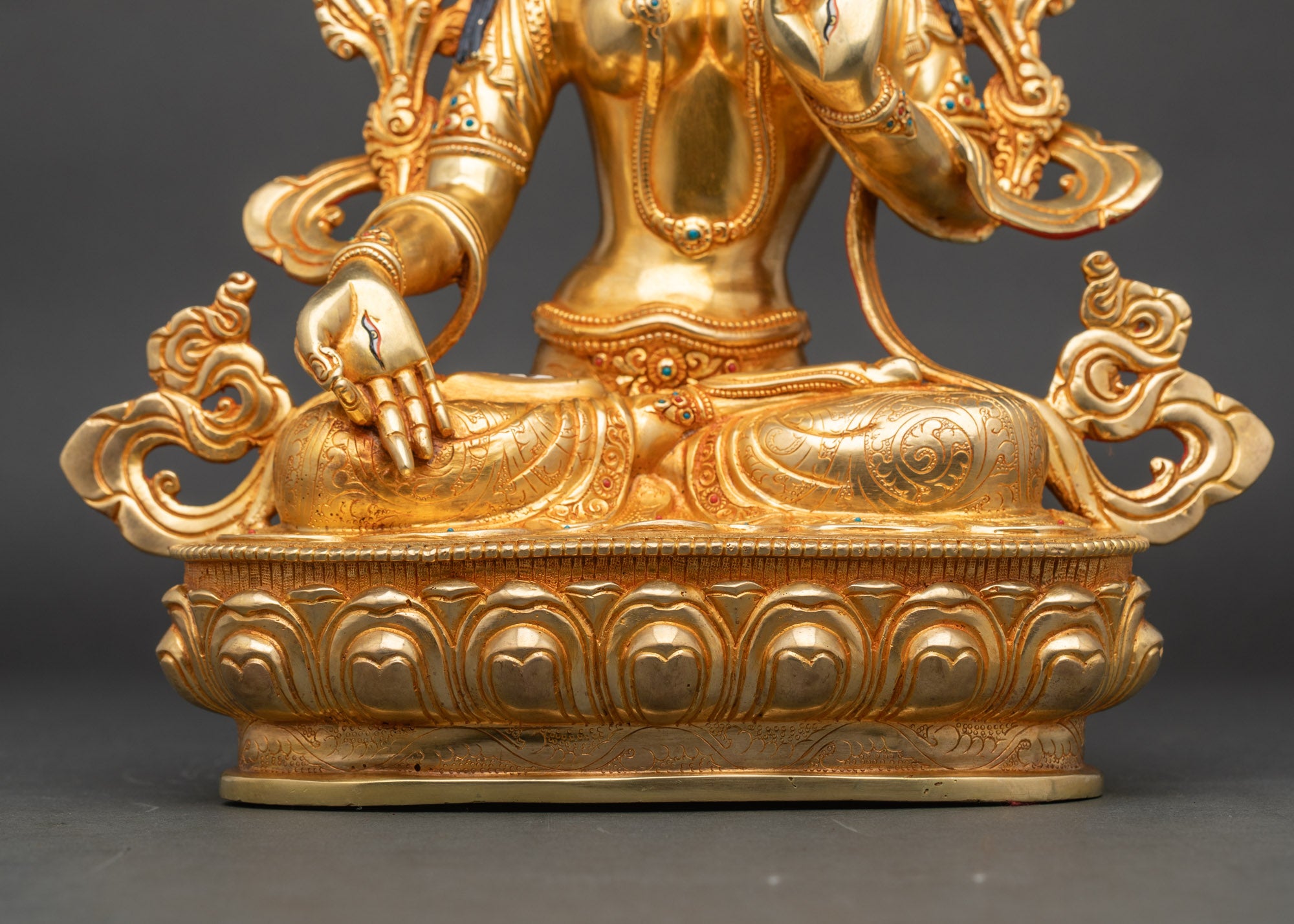 Elegant White Tara Statue - The Goddess of Enlightenment Activity