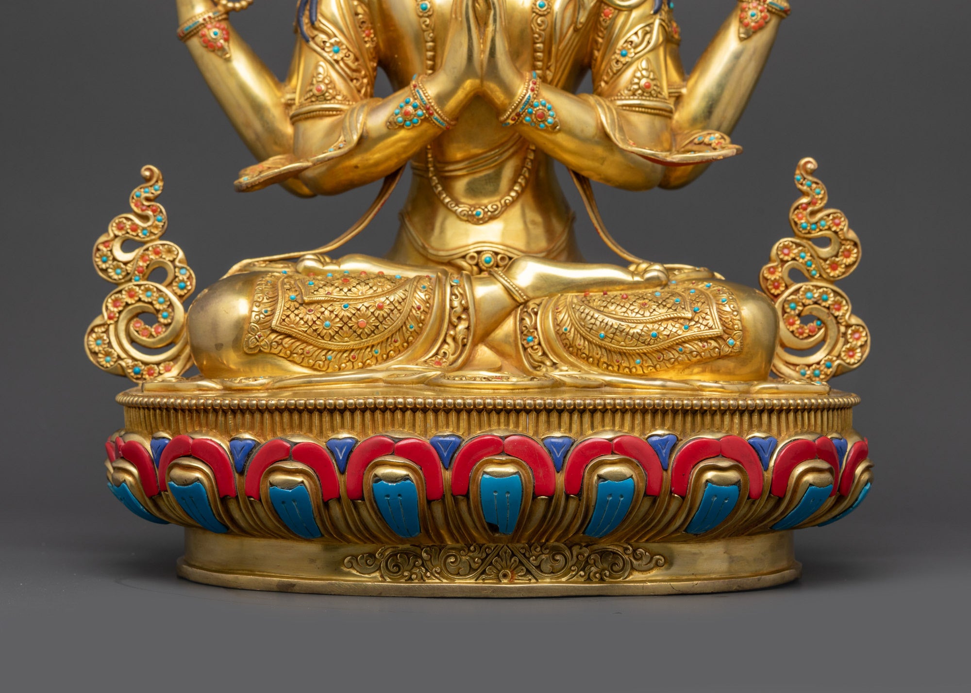 Bodhisattva of Mercy Avalokiteshvara Idol | Tibetan Buddhist Sculpture