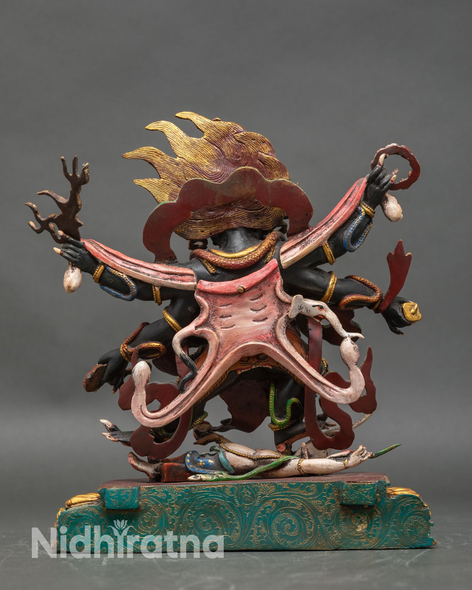 Six Armed Mahakala State | Wrathful Buddhist Protector Deity