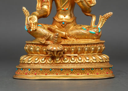 Green Tara Statue –  Female Buddha of Tibetan Buddhism