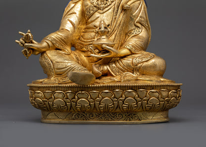 Statue of Spiritual Teacher Guru Rinpoche | Himalayan Artwork of Guru