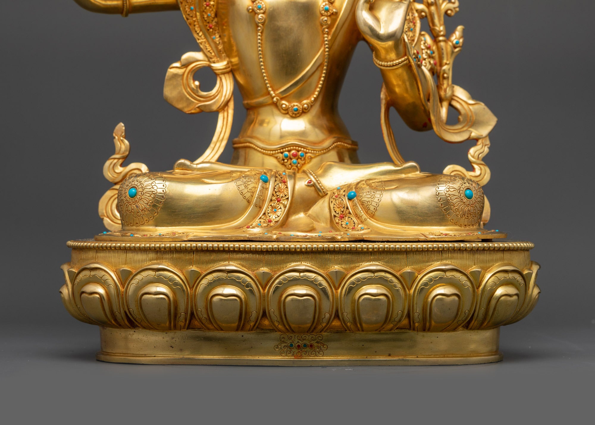 Authentic Manjushri Statue from Nepal | Symbol of Wisdom and Compassion
