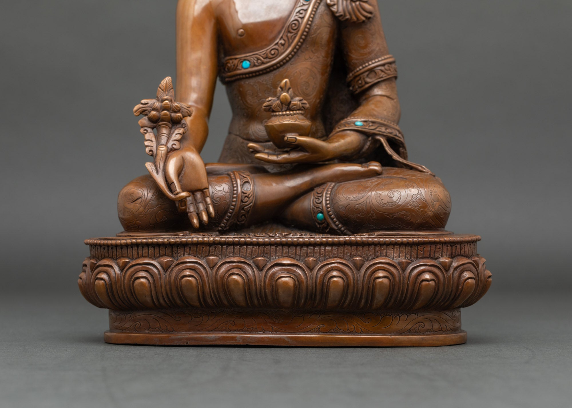 Medicine Buddha Statue | Handmade Buddhist Deity from Nepal