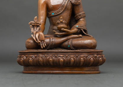 Medicine Buddha Statue | Handmade Buddhist Deity from Nepal