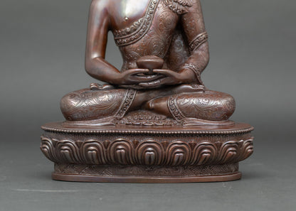 Amitabha Buddha Statue for Meditation | Handcrafted Nepalese Buddhist Sculpture