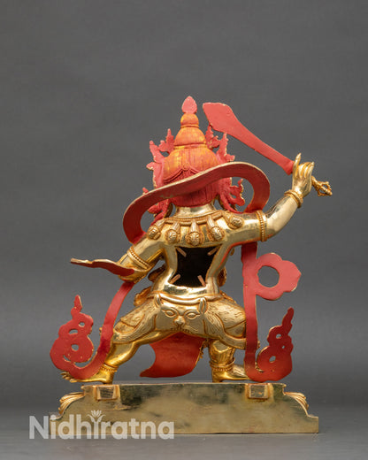 Black Manjushri Statue for Meditation | Wrathful Bodhisattva of Wisdom