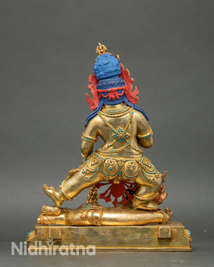 Wealth-Granting Black Dzambhala Statue | Handcrafted in Nepal