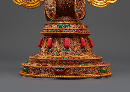 Handmade Tibetan Ashtamangala | Buddhist Symbols for Altars & Rituals
