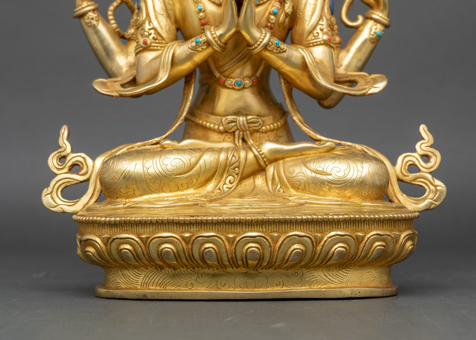 Chenrezig Statue | Handcrafted Nepalese Compassion Deity Sculpture