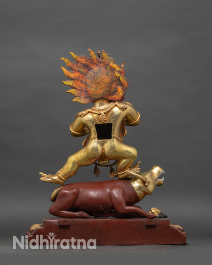 Conqueror of Death Yamantaka Statue | Handmade Vajrabhairava Sculpture
