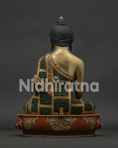 Vibrant Shakyamuni Buddha Statue – Meditation & Spiritual Decor