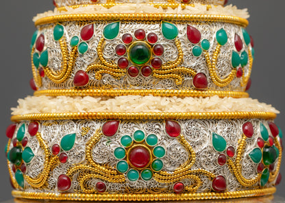 Tibetan Buddhist Mandala | Traditional Offering & Spiritual Decor
