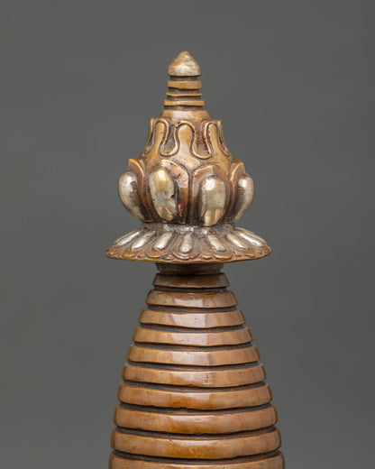 Handmade Kadampa Stupa | Sacred Shrine for Kadampa Buddhism
