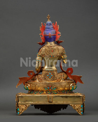 Vajrasattva with Throne – Tibetan Buddhist Statue