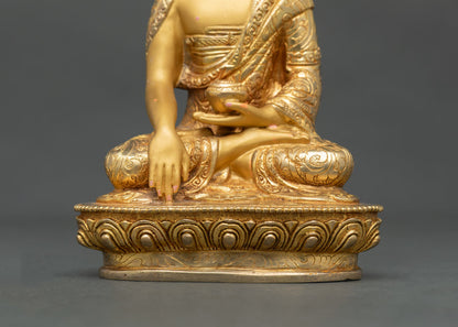 Shakyamuni Buddha – Traditional Nepalese Sacred Sculpture
