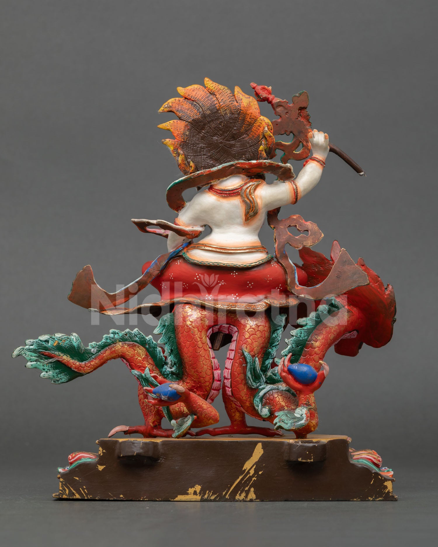 White Dzambhala Statue | Nepalese Lost Wax Casting Art