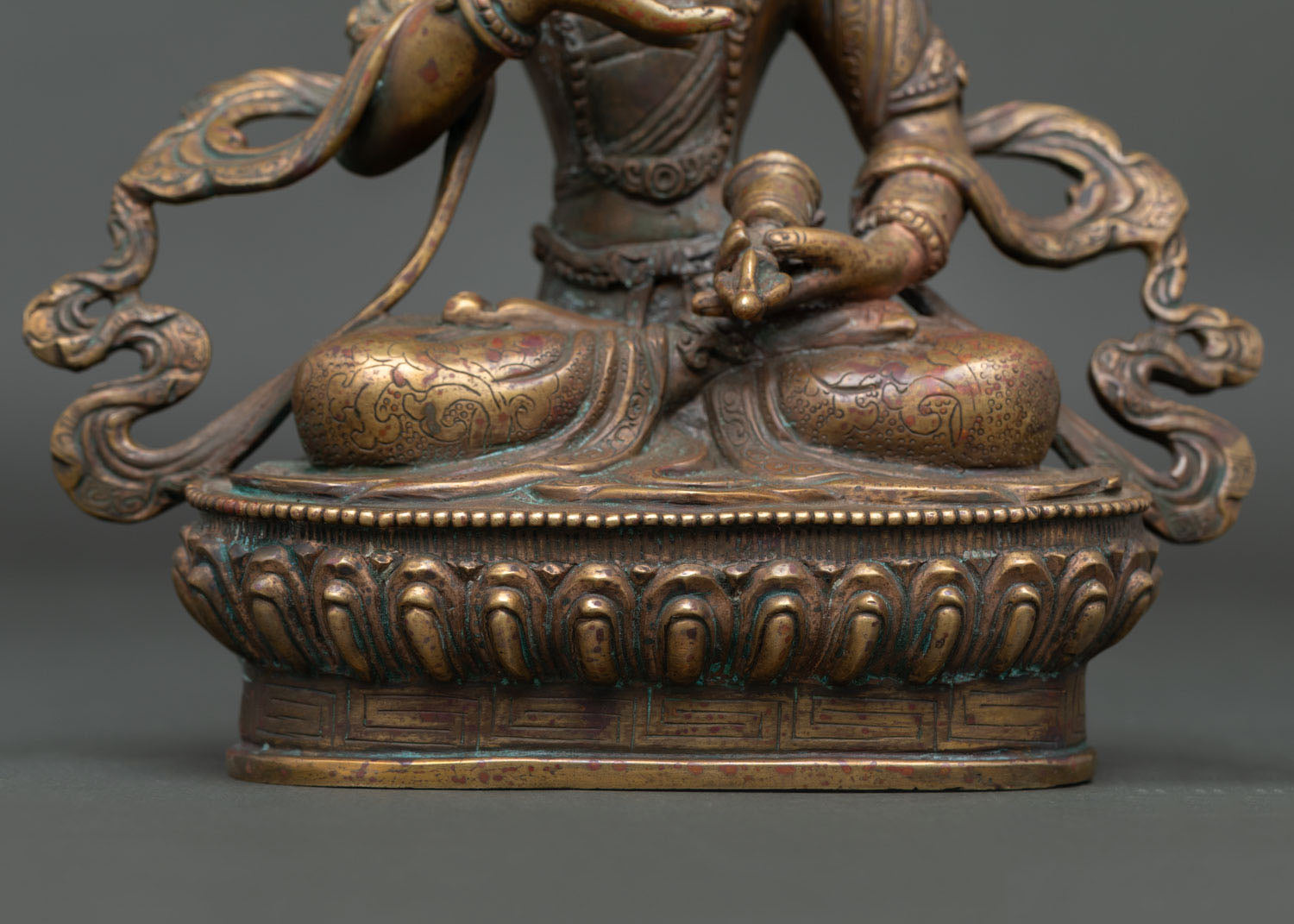 Oxidized Vajrasattva Statue | Embodiment of Karma Purification
