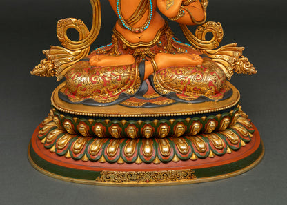 Divine Manjushri Statue: Icon of Buddhist Celestial Wisdom