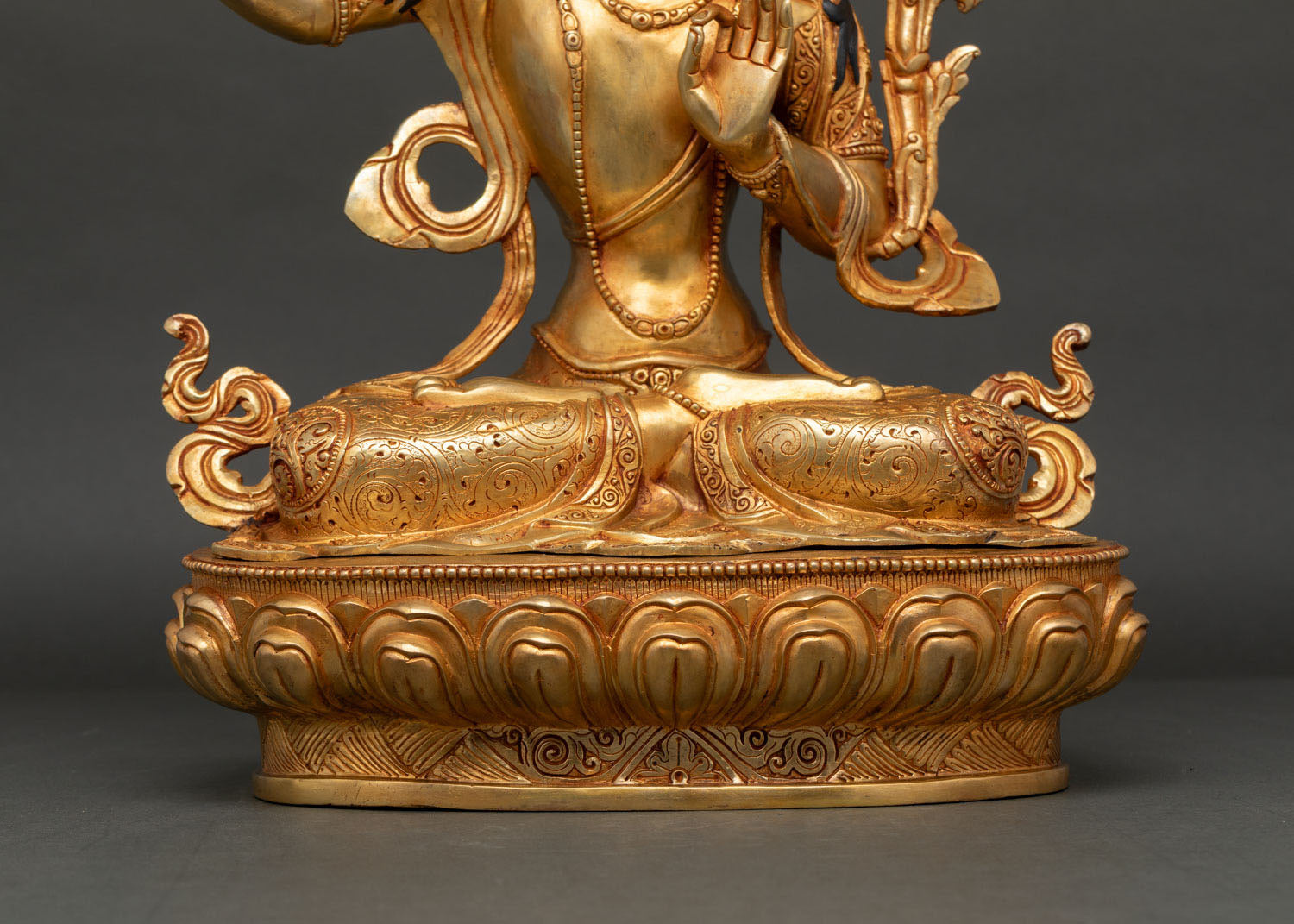 Wisdom Deity Manjushri Statue | Sacred Altar & Meditation Decor