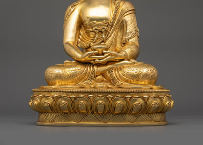 Meditating Amitabha Buddha Statue | Buddhist Artwork from Nepal