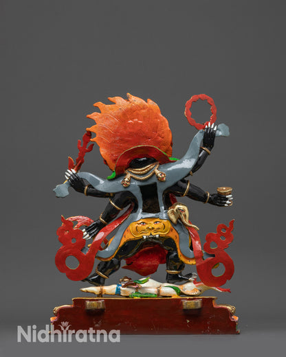 Six Armed Mahakala Statue