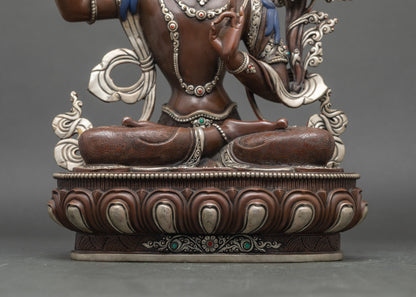 Bodhisattva Manjushree Sculpture for Wisdom and Spiritual Power