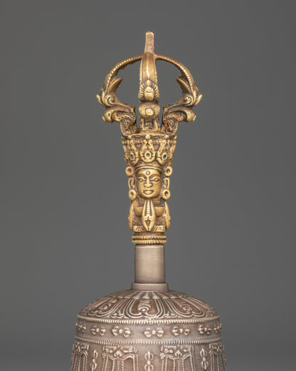 Bronze Vajra and Bell | Authentic Ritual Tools for Buddhist Practice