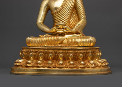 Divine Amitabha Buddha Sculpture | Handcrafted Himalayan Buddha Statue