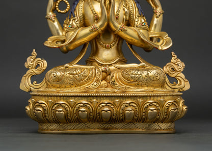 Four-Armed Chenrezig Statue | Bodhisattva of Compassion