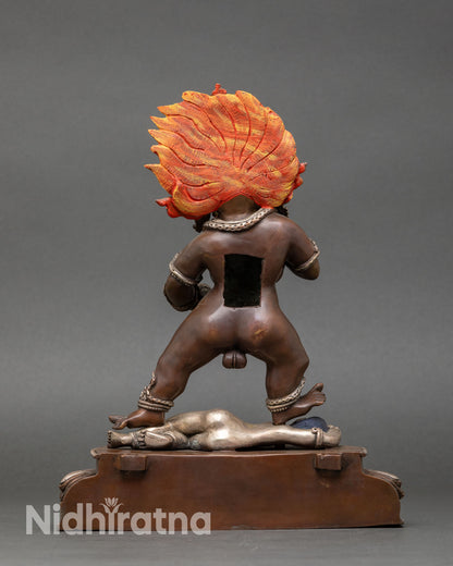 Black Dzambhala Statue | Handcrafted Nepalese Artwork