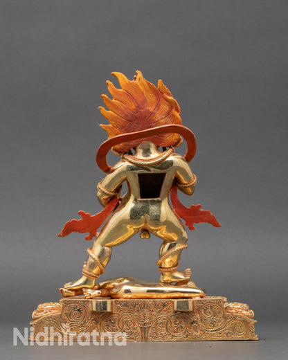 Black Dzambhala Statue – Tibetan Deity of Protection & Abundance