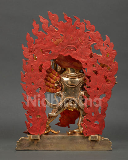 Vajrakilaya Statue | Buddhist Wrathful Deity of Protection