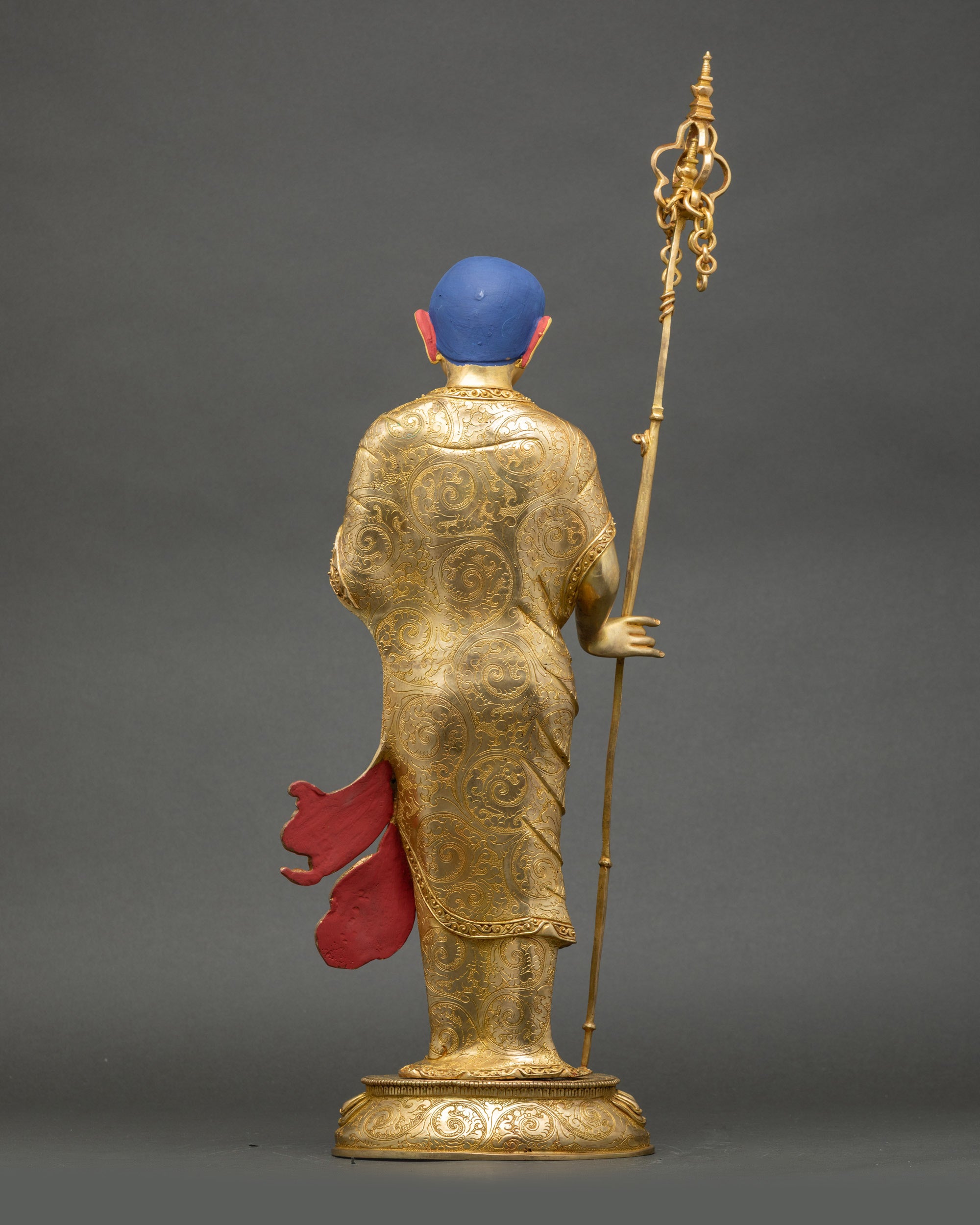 Handmade Shakyamuni Buddha with Disciples Statue | Spiritual Artwork