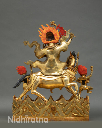 Large Palden Lhamo Statue | Tibetan Dharma Protector Sculpture