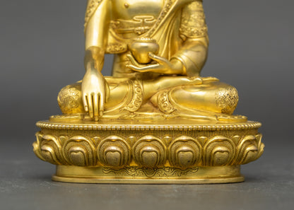 Buddha Shakyamuni Statue | Nepalese Artisan-made Meditation Figurine