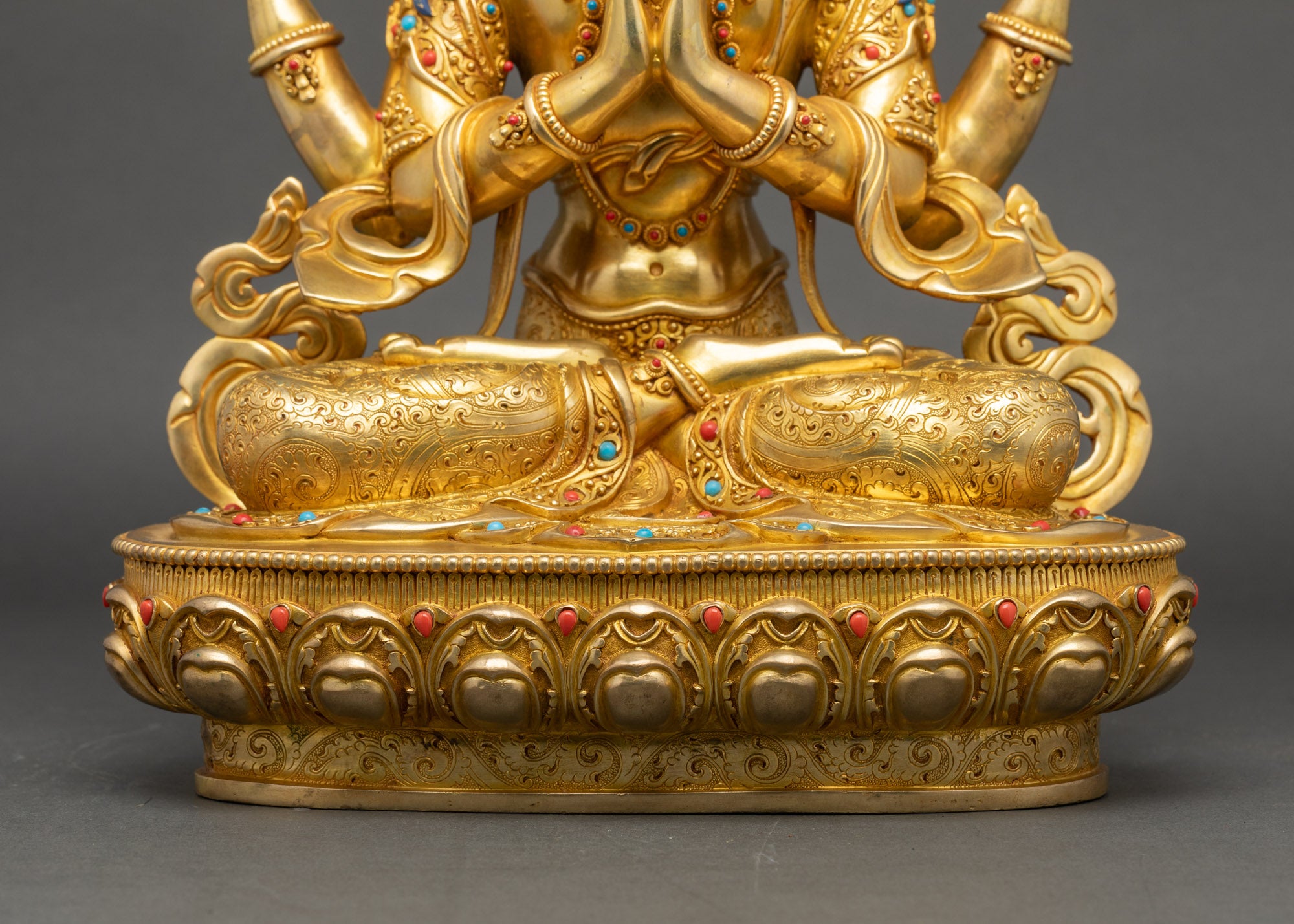 Nepalese Chenrezig Statue - The Buddha of Infinite Compassion