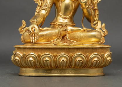 Pure Liberator White Tara Statue | Healing Energy & Mindfulness Gift