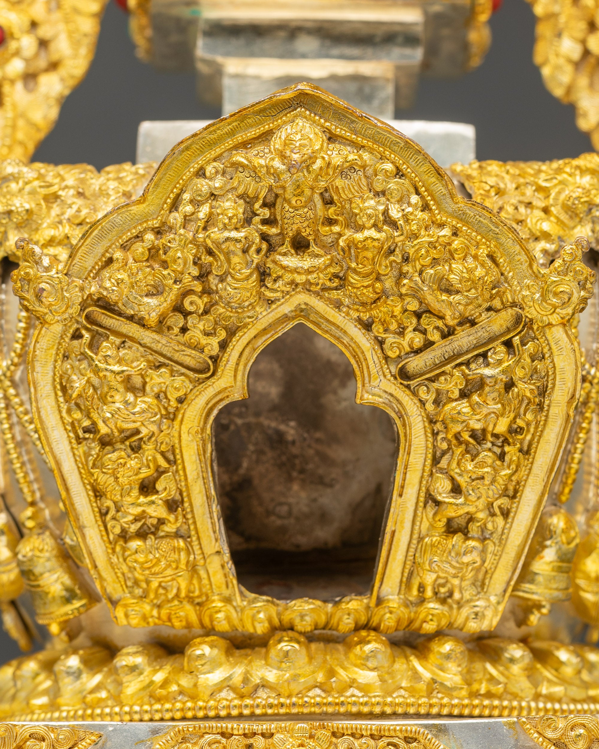 Traditional Tibetan Buddhist Stupa | Handmade Nepalese Shrine