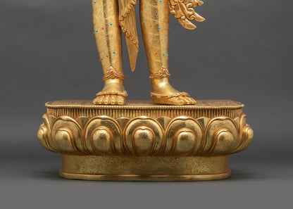 Bodhisattva Lokeshvara Statue | Handcrafted Nepalese Spiritual Artwork